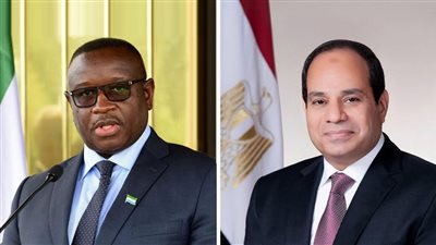 مباحثات مصرية سيراليونية بالقاهرة.. السيسي وجوليوس يتفقان على أهمية التعاون في مجالات الزراعة والري والبنية التحتية، والثروة السمكية، والأمن الغذائي.. وتعزيز العلاقات الاقتصادية والاستثمارية