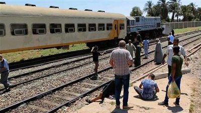 مصرع شخص أسفل عجلات قطار بمزلقان بني حدير في الواسطى ببني سويف