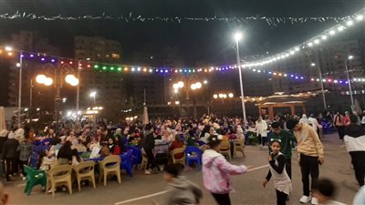 احتفالات أهالي البحيرة بوقفة عيد الفطر بنادي ألعاب دمنهور (فيديو)