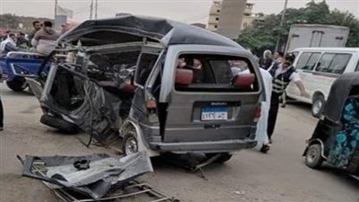 إصابة 6 أشخاص في انقلاب سيارة على الطريق الزراعي بطوخ