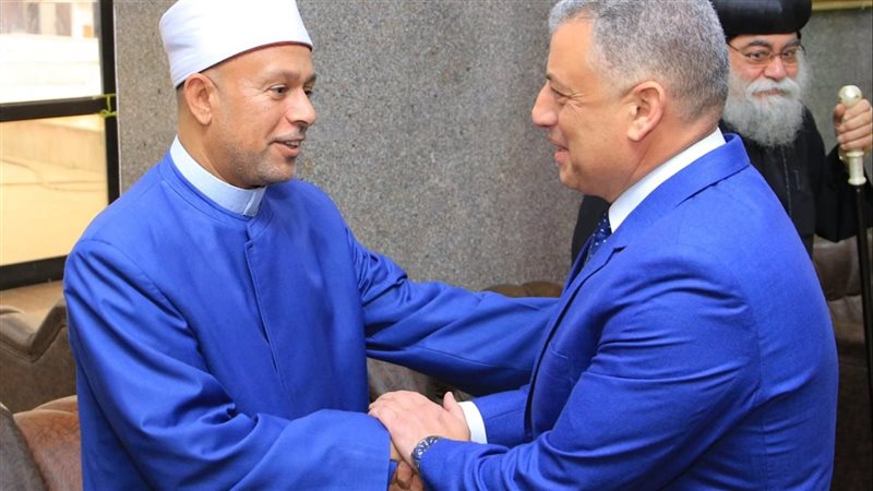 جانب من مراسم الاستقبال،