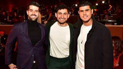 أمير المصري ومريم الخشت وإدوارد في العرض الأول لمسلسل 