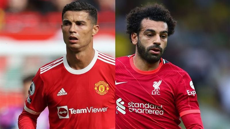 محمد صلاح ورونالدو
