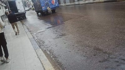 هطول أمطار غزيرة بالإسكندرية تزامنًا مع نوة قاسم 