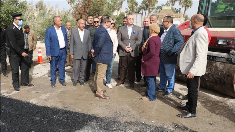 محافظ بني سويف ينتابع