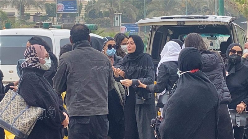 جنازة شقيق مجدي الهواري
