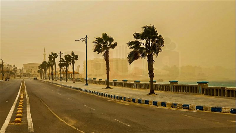 رياح ترابية بمطروح