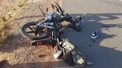 مصرع طفل في تصادم دراجة هوائية وموتوسيكل في منية النصر بالدقهلية 