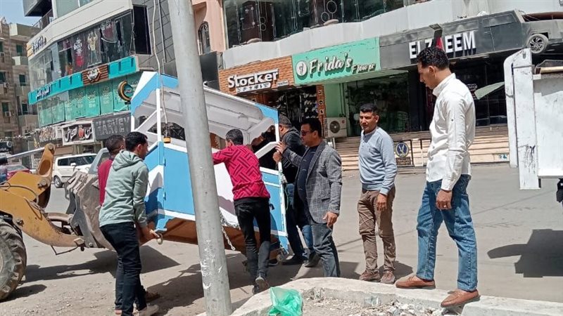 حملة مكبرة لرفع الإشغالات