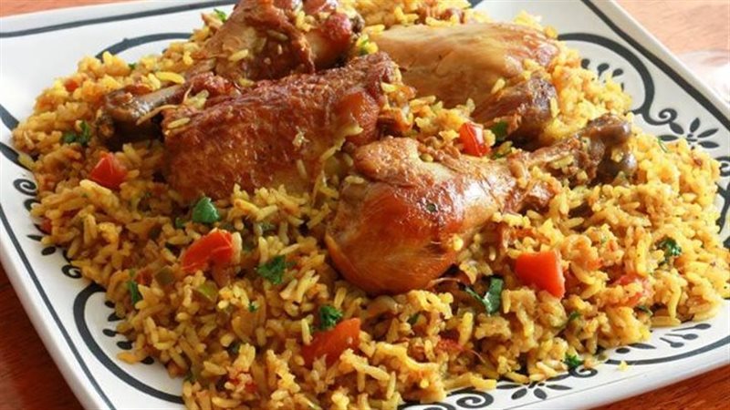 الكبسة بالفراخ 