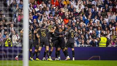 الدوري الإسباني، فالنسيا يتقدم على ريال مدريد بهدف في الشوط الأول (فيديو وصور)