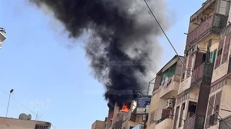 حريق سنتر محلات 