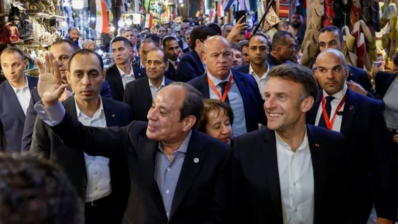 السيسي وماكرون، فيتو