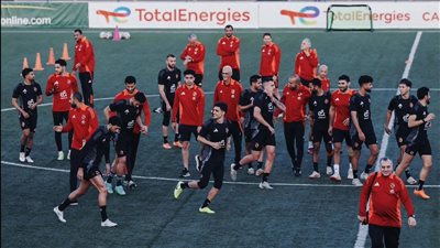 تدريب خفيف للاعبي الأهلي في فندق الإقامة بموريتانيا قبل العودة للقاهرة