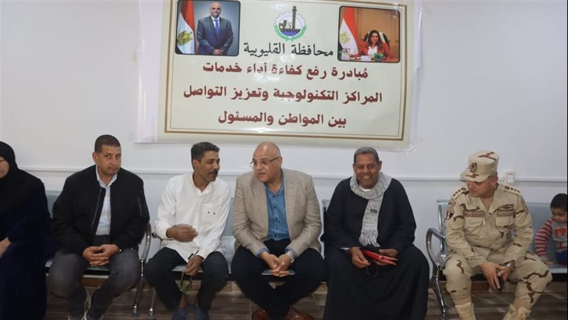 محافظ القليوبية خلال