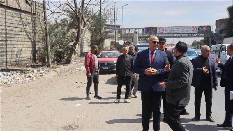 محافظ القليوبية خلال
