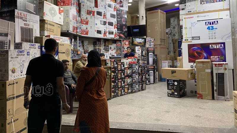 إقبال كثيف على المراوح