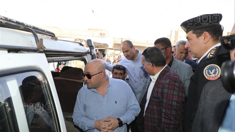 محافظ بني سويف خلال
