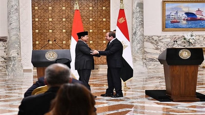 السيسي ونظيره الإندونيسي