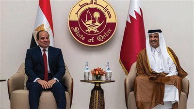 السيسي لـ أمير قطر: مستعدون لتقديم كافة أشكال الدعم والمساندة لصون سيادة دولتكم والحفاظ على سلامة أراضيها