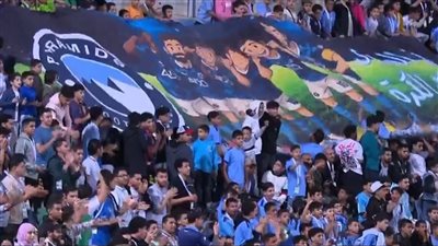 شاهد، جماهير بيراميدز تهتف للأهلي بـ مدرجات الدفاع الجوي
