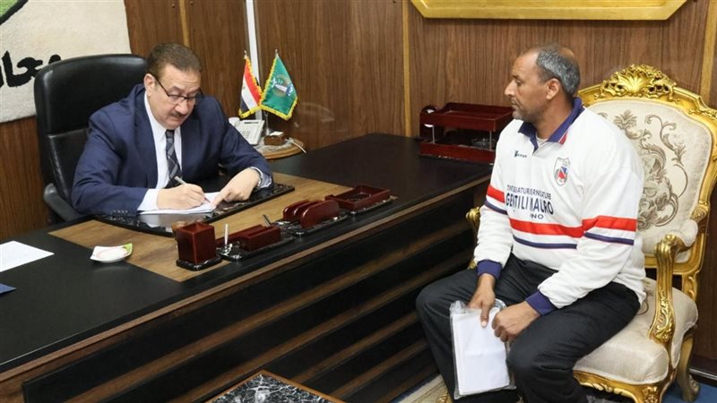 محافظ المنوفية يفحص