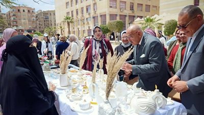 الشرقية تُشارك في معرض أيادي مصر للحرف اليدوية بجامعة 6 أكتوبر