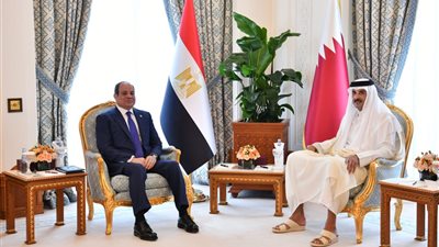  رسالة قوية من أمير قطر للرئيس السيسي