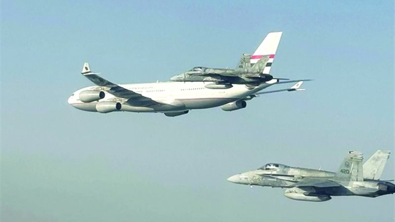 طائرة الرئيس السيسي