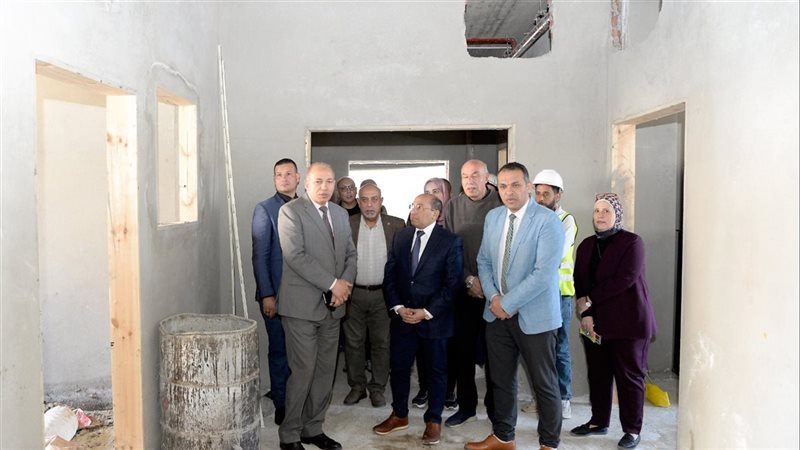 جولة رئيس جامعة المنصورة