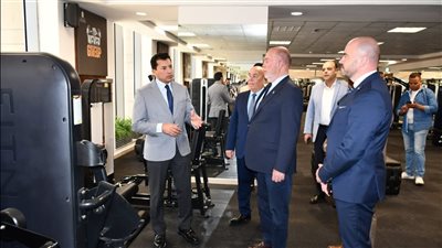 وزير الشباب والرياضة يستقبل رئيس الاتحاد الدولي للكاراتيه 