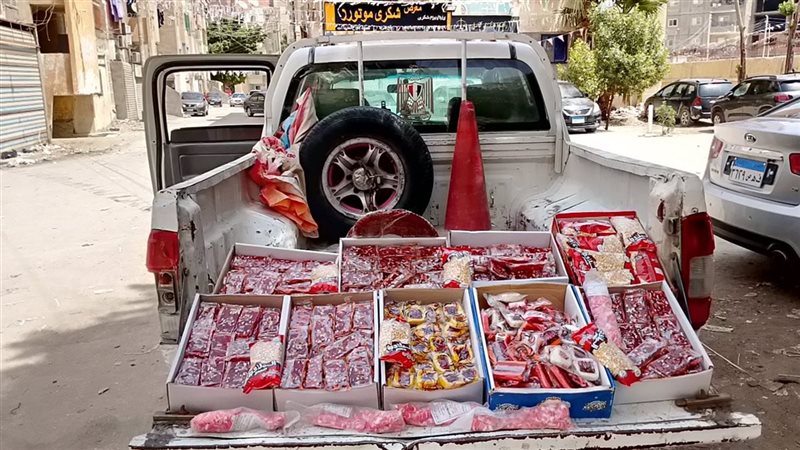 جانب من المضبوطات،