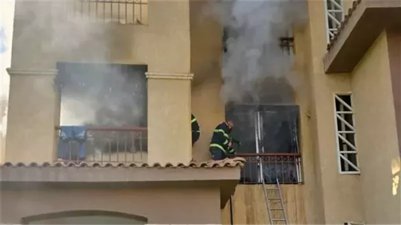  حريق مبنى إدارة