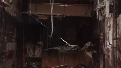 السيطرة على حريق بمحل مشويات بقليوب (صور) 