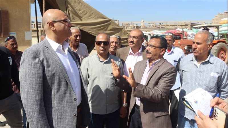 محافظ القليوبية خلال