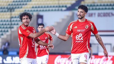 الدوري الممتاز، الأهلي يتقدم على حرس الحدود بثنائية في الشوط الأول 