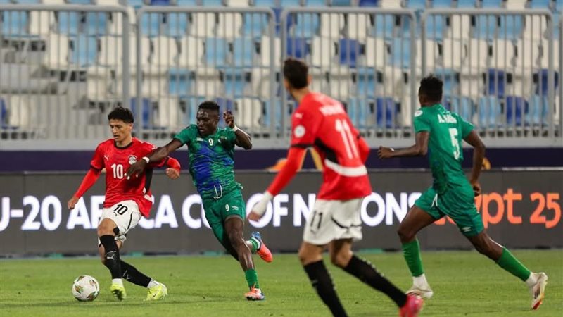 مباراة مصر وسيراليون،