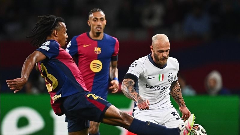مباراة برشلونة وإنتر