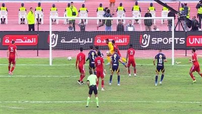 الدوري الممتاز، تعادل الأهلي وحرس الحدود 1/1 بعد مرور 30 دقيقة 