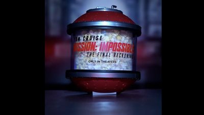 تصميم فريد لـ علبة فشار فيلم Mission: Impossible - The Final Reckoning (فيديو)