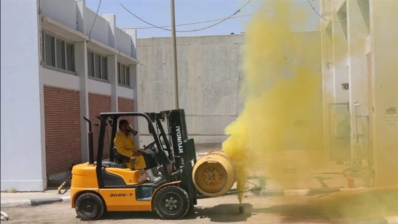تجربة لمحاكاة تسرب