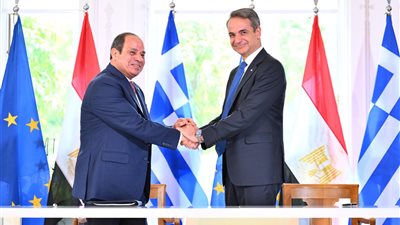 11 صورة ترصد نشاط الرئيس السيسي اليوم في اليونان