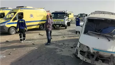 بالأسماء، إصابة 6 أشخاص في حادث تصادم بالمنوفية