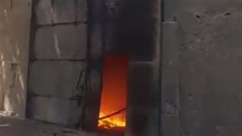 حريق مصنع بلاستيك