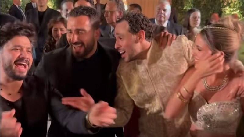 حفل زفاف رامي عاشور،
