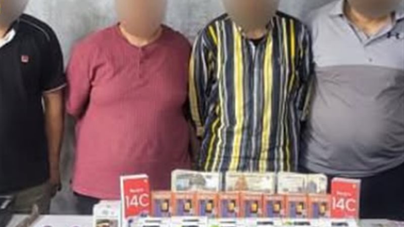 ضبط 3 أشخاص لسرقة