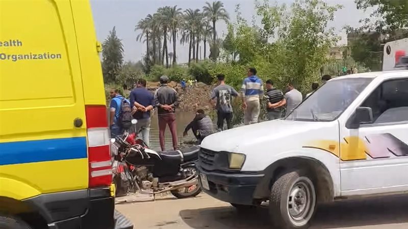 غرق شاب بترعة أثناء