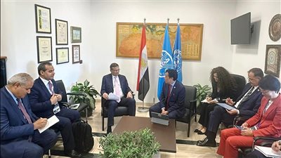 وزير الزراعة يلتقي مدير عام منظمة الأغذية للأمم المتحدة لبحث تعزيز التعاون المشترك