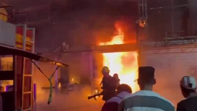 التحريات تكشف السبب وراء حريق مصنع أثاث القطامية 
