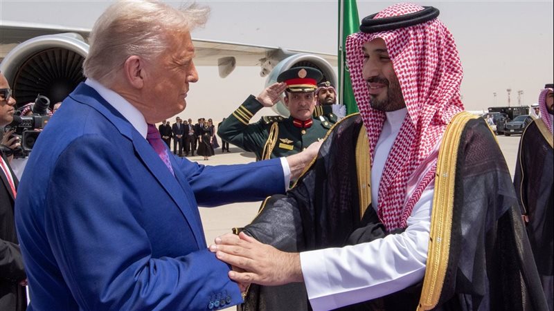 بن سلمان وترامب،
